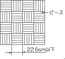 図2 モザイクパーケット